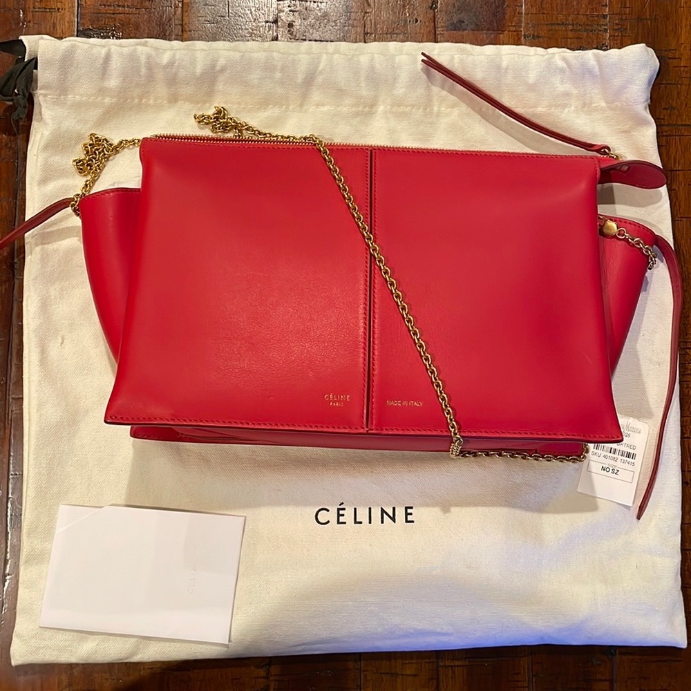 Celine Trifold Bag on Chain
